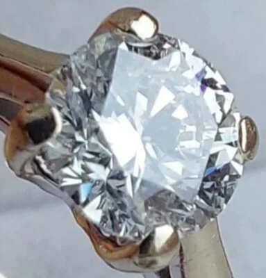 £1099.99 • Buy 18Ct White Gold Large Diamond 0.75Ct Solitaire Engagement Ring Size N Hallmarked