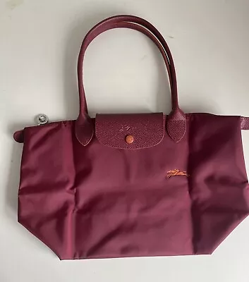 Longchamp Le Pliage Medium Tote Bag Wine Red • £40