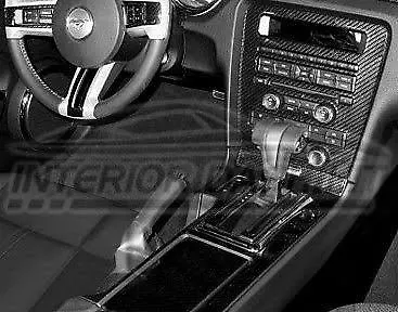 2011 2012 Ford Mustang Gt500 Shelby Real Carbon Fiber Interior Dash Trim Kit Set • $359.99