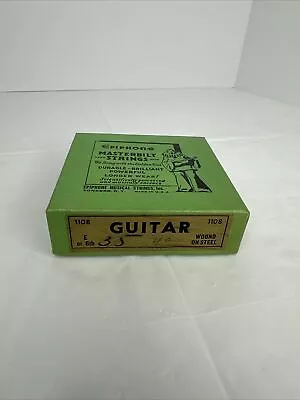 Vintage Epiphone Masterbilt Steel Guitar Strings E Or 6th Wound On Steel 1108 • $21.95