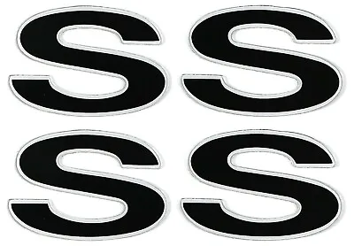 1996-2002 Camaro SS Silver & Black Fender Emblems SLP New Reproduction 12369966R • $51.20