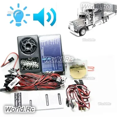 Genuine GT POWER Lighting And Voice Vibration System For Tamiya Tractor Truck • £50.22