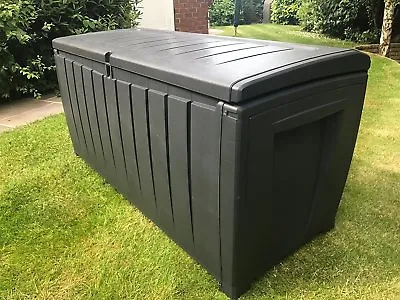 £69.95 • Buy Keter Novel Garden Waterproof Storage Box With Sit On Lid XL Size 340 Ltr