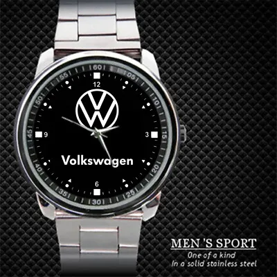 Volkswagen Logo Men's Stainless Metal Watch • $18.90