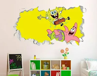 £57.48 • Buy Sponge Bob Patrick Wall Decals Stickers Mural Home Decor For Bedroom Art GS136