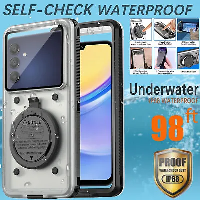 Self-Check Waterproof Case Cover For Samsung Galaxy A05s A15 A25 A14 A04s A54 5G • $29.99