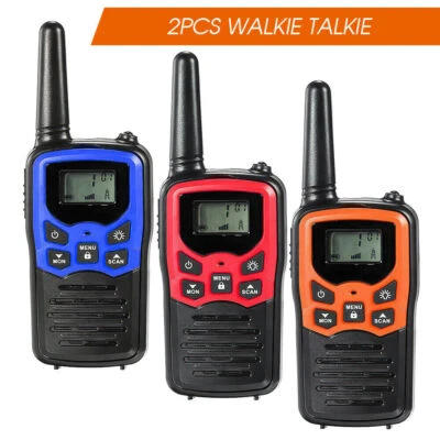$34.99 • Buy 2Pcs Handheld Walkie Talkie Two-way Radio Set UHF 400-470MHz 10KM Long Range AU