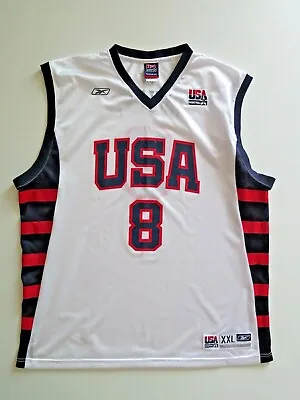 £95.94 • Buy Rare Kobe Bryant #8 USA Olympic Basketball Team Reebok Jersey Shirt Size XXL