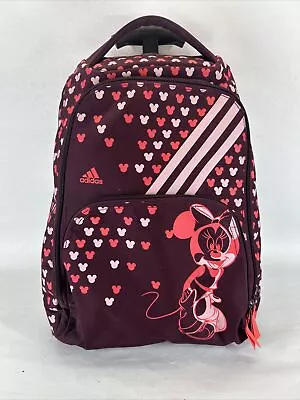 ADIDAS X Disney Minnie Mouse Rolling Suitcase Pack Youth • $45.99