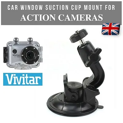 Car Suction Cup For Vivitar DVR 794HD HD1080P 787HD 914HD 783HD 786HD DVR 785HD • £8.49