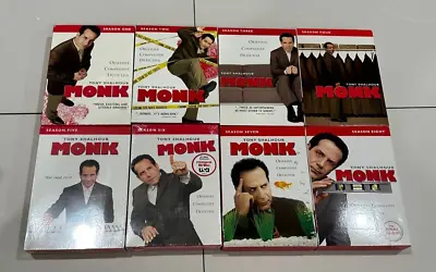 Monk Complete Series Seasons 1-8 DVD Box Sets (Seasons 5 & 6 Are Sealed) • $34.99