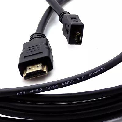 Micro HDMI TV Cable 1m To 5m HDMI Lead For Tablets & Cameras GoPro Hero Hudi • £4.45