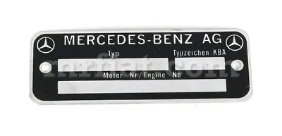 Mercedes W112 300 SEb  Engine Number Plate New • $120