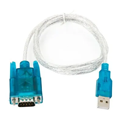 USB To RS232 Serial Port 9 Pin DB9 Cable Serial COM Port Adapter Convertor Blue • $1.76