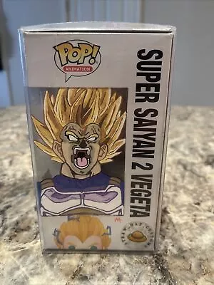 Custom Art Funko Pop! DBZ Super Saiyan 2 Vegeta #709 New With Box • $120