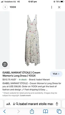 Isabel Marant Etoile Maxi Dress 10 38 Excellent Condition • $220