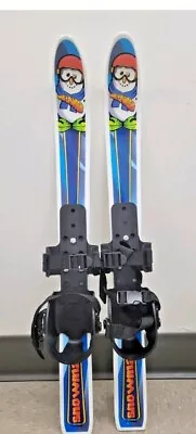 NEW In Box WhiteWoods 70 Cm Snowman Skis Junior Cross Country No Poles Ages 2-4 • $45