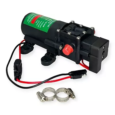 LONGRUN Fresh Water Pump 12V DC Diaphragm Pumps With Adjustable Pressure Switch • $29.99