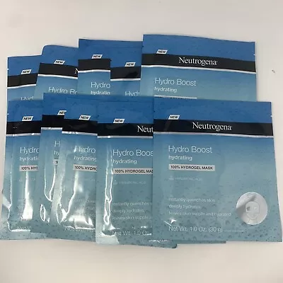 Neutrogena Hydro Boost And Hydrating Hydrogel Mask Lot Of 10 • $24.88