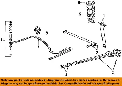 MITSUBISHI OEM 92-00 Montero Rear-Trailing Control Arm Bushing MB809388 • $23.42