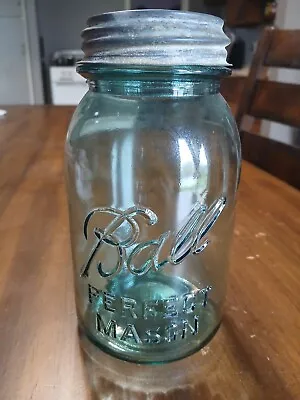 Vintage Blue Ball Mason Jars • $10