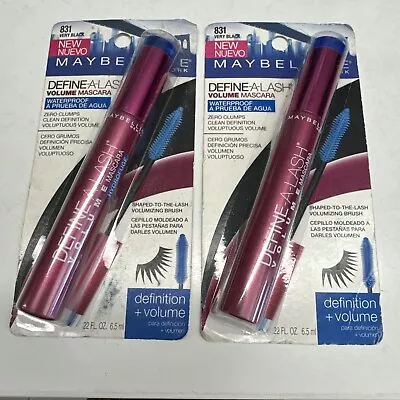 2 X Maybelline Define-A-Lash Volume Mascara Brownish Black - #831 Brand New • $27.09