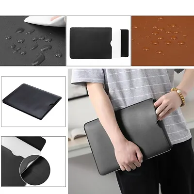 PU Sleeve Leather Laptop Bag Case -For Apple Macbook Pro Air  13'' 14'' 15' 16'' • £5.92