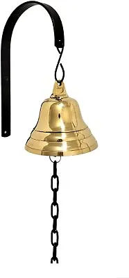 ACL Wall Mounted Bell Last Orders Bell With Chain Pull Ideal For Home Bar Pub • £16.99