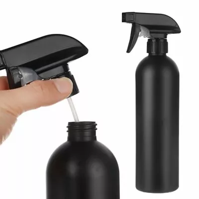 £4.79 • Buy 500ML Black Hairdressing Spray Bottle Fine Mist Water Sprayer Barber Hair Salon