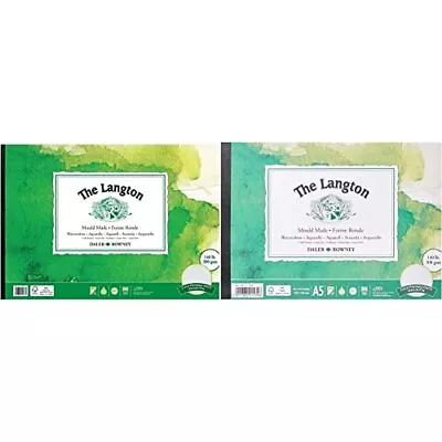 Daler-Rowney The Langton Watercolour & Gouache Cold-Pressed 300gsm A3 Paper Pad • £35.99