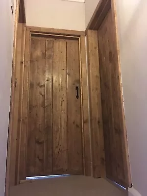 £150 • Buy BEAUTIFUL RUSTIC OLD WORLD RECLAIMED LEDGED & BRACED DOOR. True Ledge And Brace