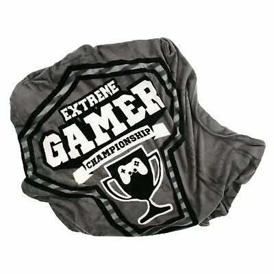 Extreme Gaming Championship Gamer 1st Place Trophy Winner Soft Blanket 50 X60  • $12.50