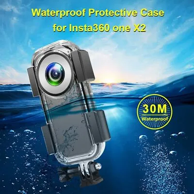 $62.51 • Buy Camera Underwater Diving Waterproof Case Shell Protection For Insta360 ONE X2