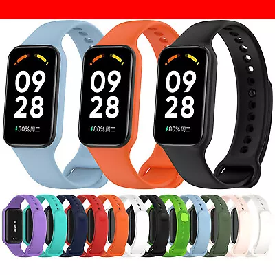 Silicone Watch Strap Wristband Belt Watch Accessory For Xiaomi Redmi Smart Band2 • $10.21