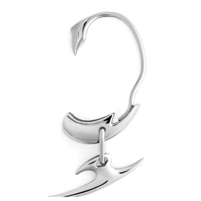 Ear Clip Earring For Women Cyberpunk-Dagger-Pendant Clip On Earrings Non Pierced • $7.89