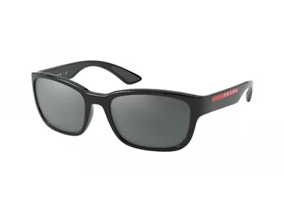 $298.36 • Buy Prada Linea Rossa Sunglasses PS 05VS  1AB5L0 Black Grey Man