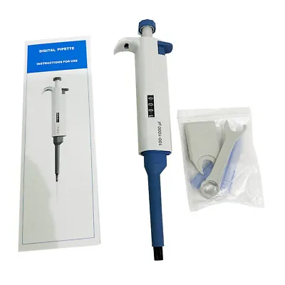 Micropipette Volume Adjustable Variable Lab Pipettor Pipette For Liquid Sampling • $32