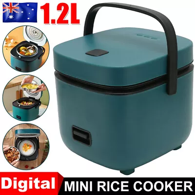 $32.95 • Buy 1.2L Electric Mini Rice Cooker Steamer Porridge Soup Portable Small Cooking Pot