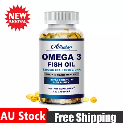 Omega 3 Fish Oil Capsules 3x Strength 2160 EPA & DHAVision Health Joint Support • $23.98