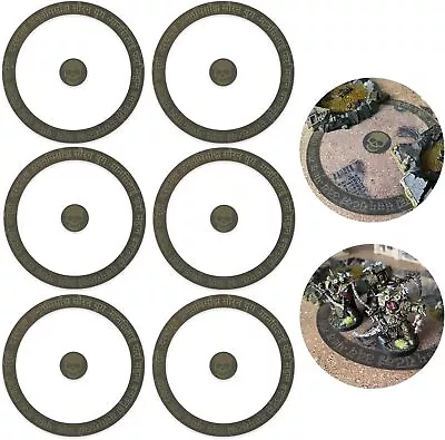 Objective Point Markers 6PCS Marker Set Compatible With Warhammer War Game Gift • £18.19