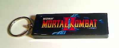 Mortal Kombat II MK2 Arcade Marquee Coin Door Accessory Keychain • $9.99