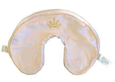 Pink Princess Gold Crown Boppy Pillow Cover Nursing Feeding Support Minky EUC • $16.12