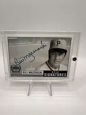 1999 Upper Deck Century Legends BILL MAZEROSKI Epic Signatures Auto - Pirates • $20