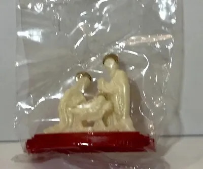 Vintage Miniature Plastic Christmas Nativity Scene Made In Hong Kong NOS • $10.50