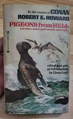 Pigeons From Hell Robert E Howard Jeff Jones Zebra Books 1976 First Pb Ed • $10