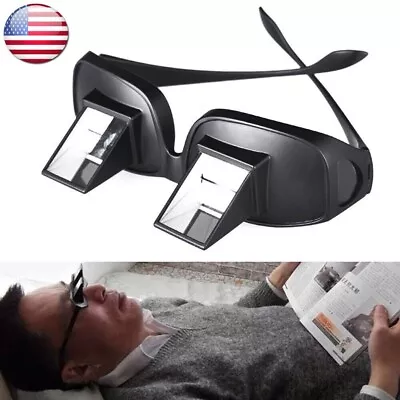 Bed Prism Spectacles Horizontal Lazy Reading Glasses 90 Grad For Reading Tv • $10.95