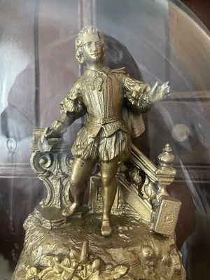 £160 • Buy Antique Clock With Dome For Restoration. Courier.