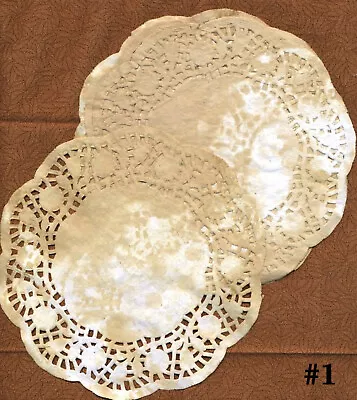 TEA-DYED /TEA-STAINED PAPER DOILIES Various Sizes Junk Journal Embellishments #2 • $5