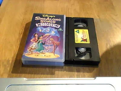 £14.99 • Buy WALT DISNEY ALADDIN SING ALONG SONGS UK PAL VHS VIDEO 1994 Song Of The South
