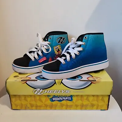 HEELYS Hustle Spongebob Rolling Shoes HES10362 Size 3 • £21.99